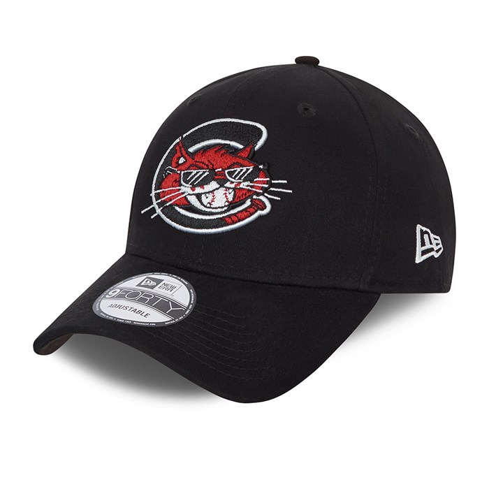 Charleston Alley Cats MiLB 9FORTY Lippis Mustat - New Era Lippikset Tarjota FI-495807